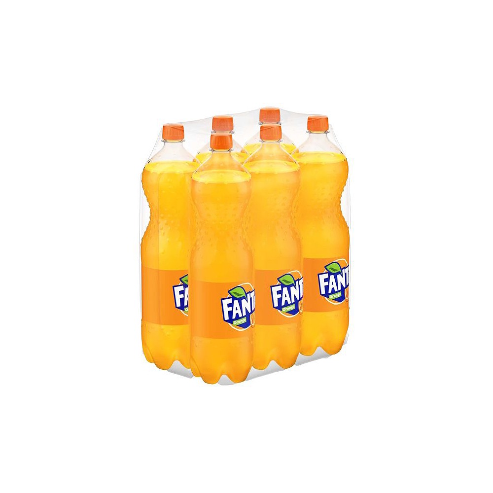Fanta Orange Soft Drink – Refreshing Taste Medium 6x1.48ltr