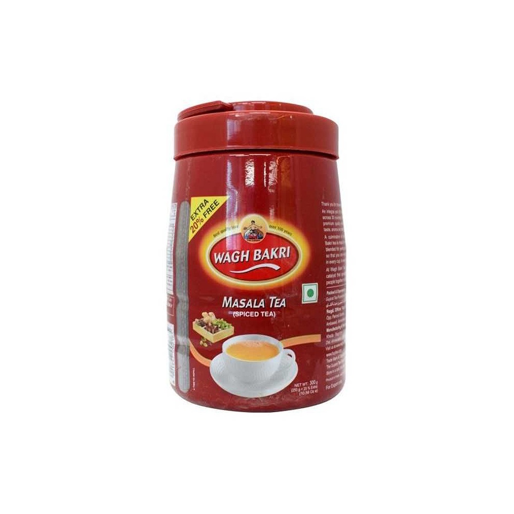 Wagh Bakri Masala Tea – Premium Blend 250g Pet Jar
