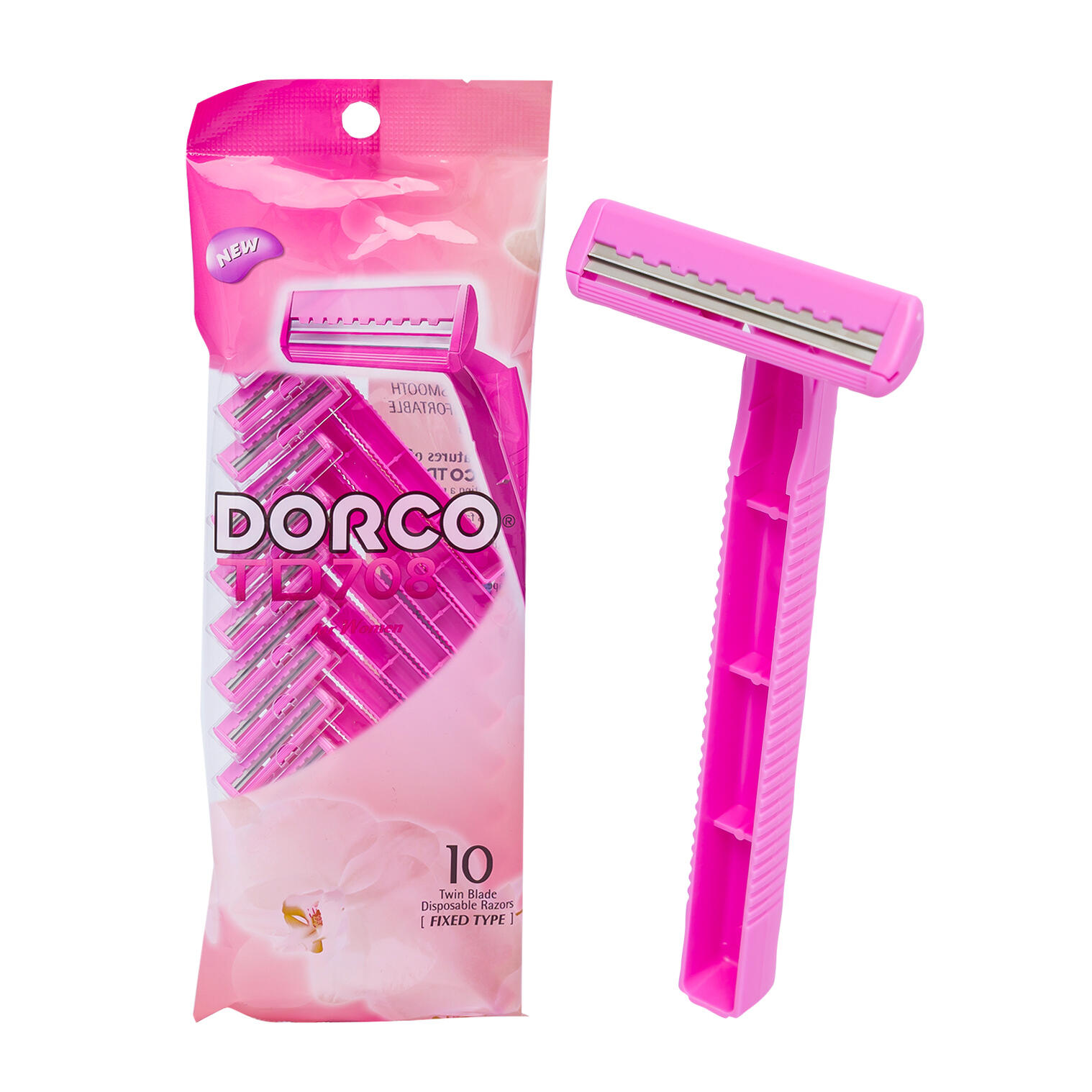 DORCO Razors for Lady 2 Blades Single Outer