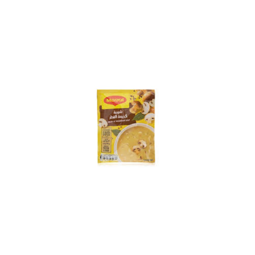 MAGGI Cream of Mushroom Soup Mix 68g - Instant Rich & Creamy Restaurant-Style Soup Powder