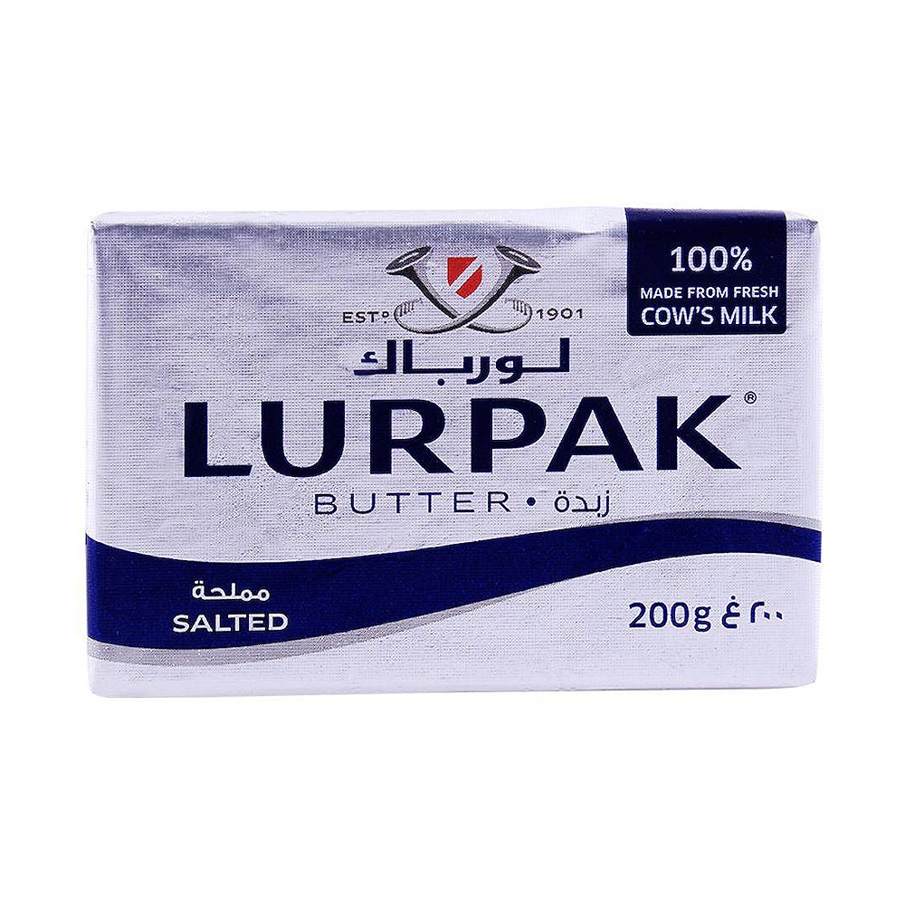 Lurpak Salted Butter Blue 200GR Piece