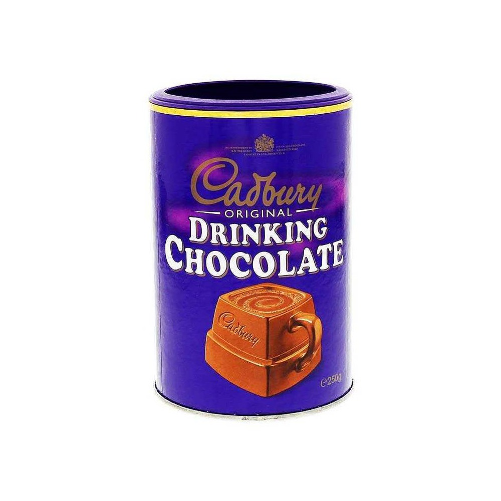 Cadbury Drinking Chocolate 250g - Premium Chocolate Beverage Mix for Rich Hot Chocolate Drink & Desserts