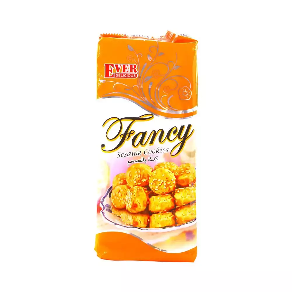 EVER DELICIOUS Sesame Cookies 150GR Carton Pack of 12