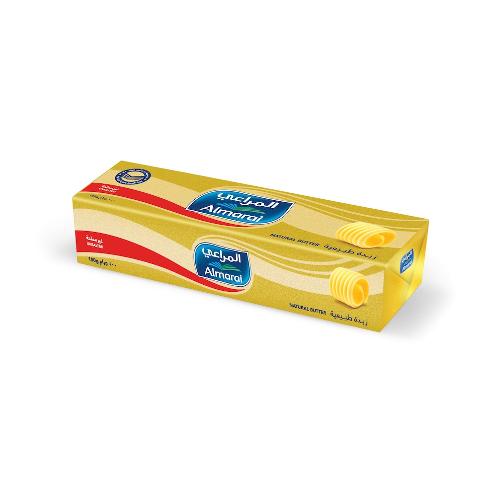Almarai Natural Unsalted Butter 100g Pack of 3