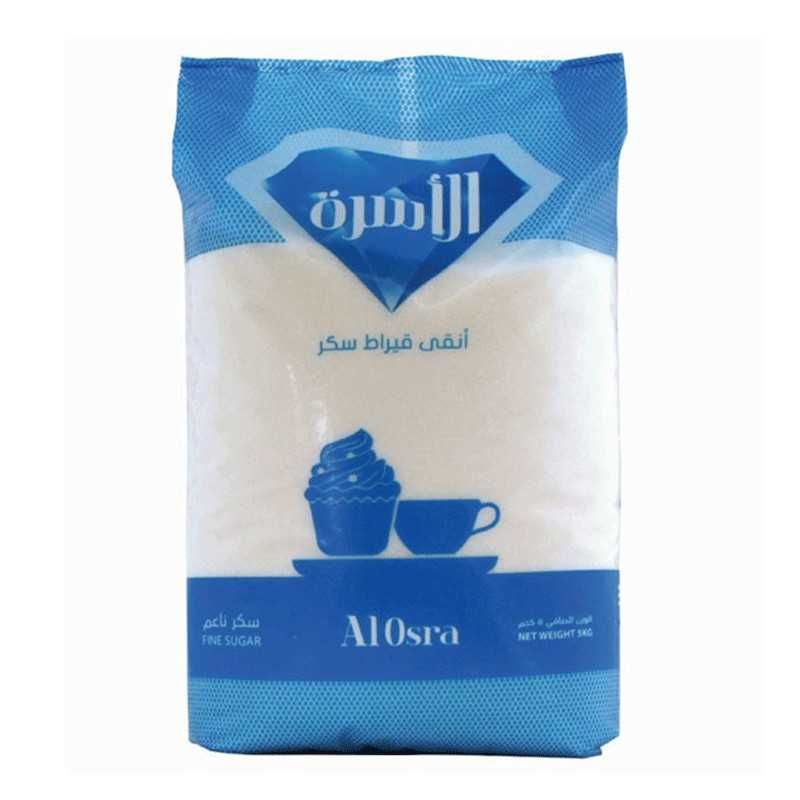 Al Osra Fine White Sugar 5kg – Family Pack