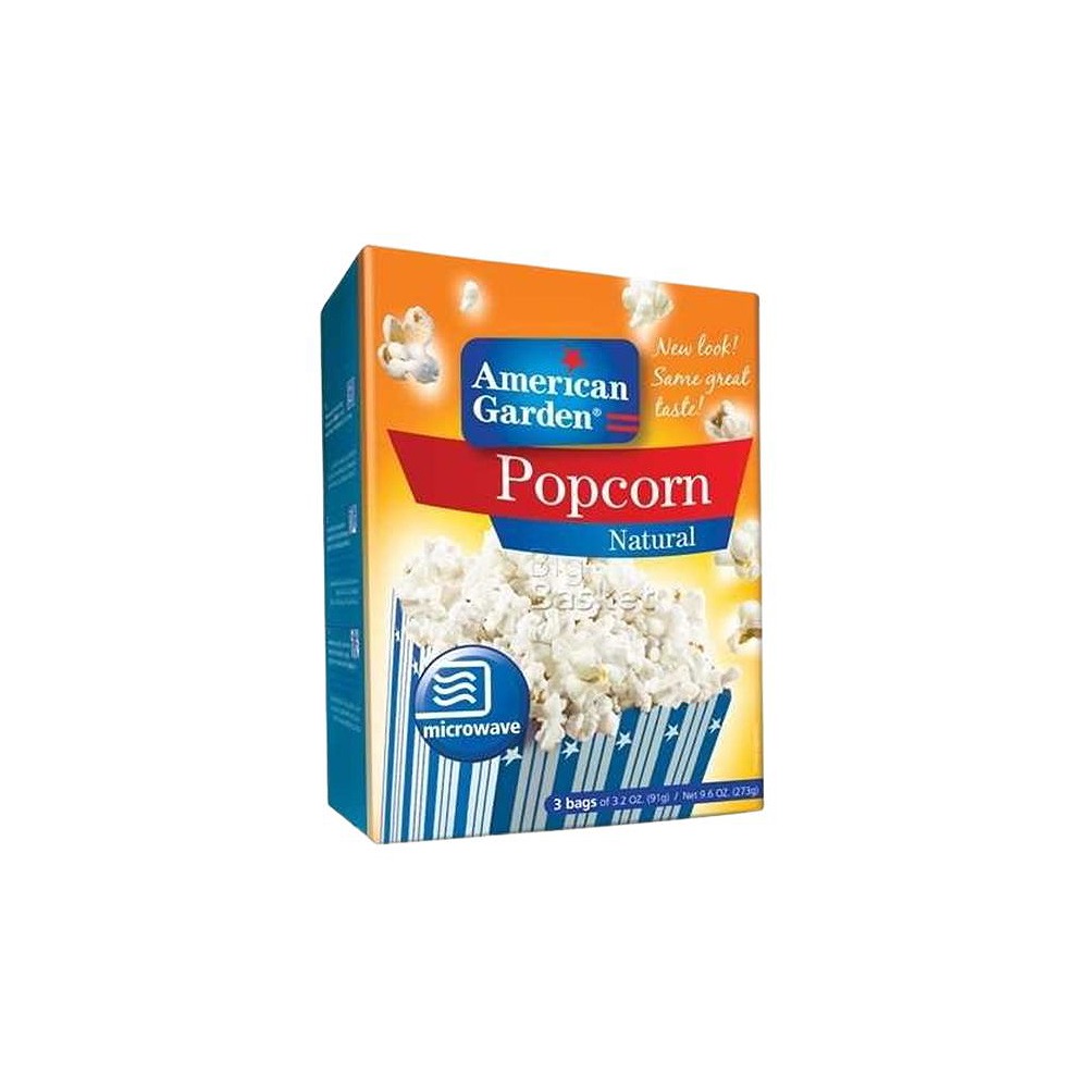 American Garden Pop Corn Natural 273g