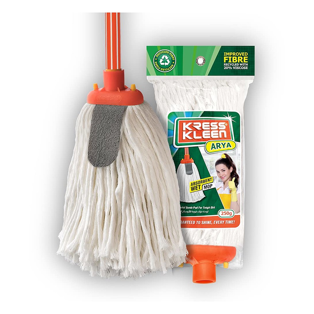 Kress Kleen Arya Absorbent Wet Cotton Mop Pack of 4