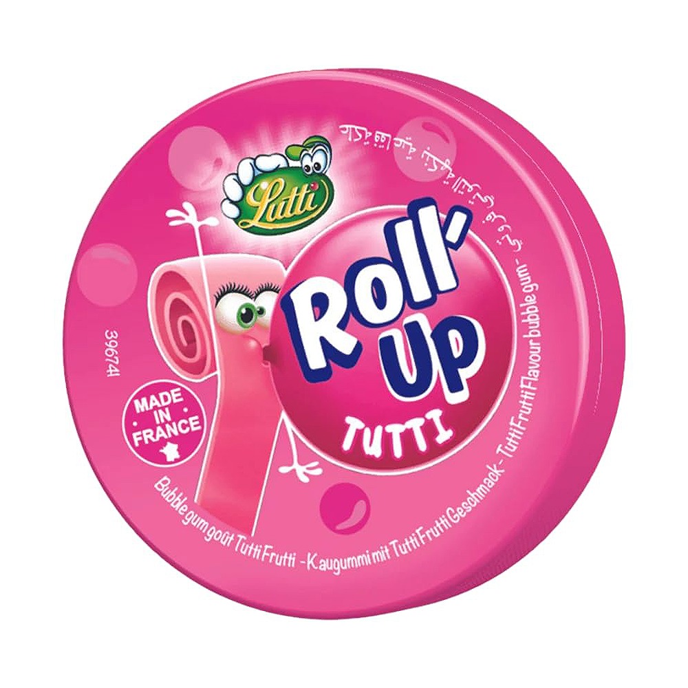 LATTI Roll Up Straight Tutti Frutti 29g Pack of 4