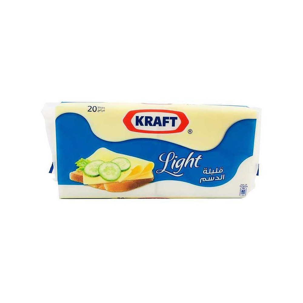 Kraft light Cheese Slices 400g - Premium Quality & Great Value