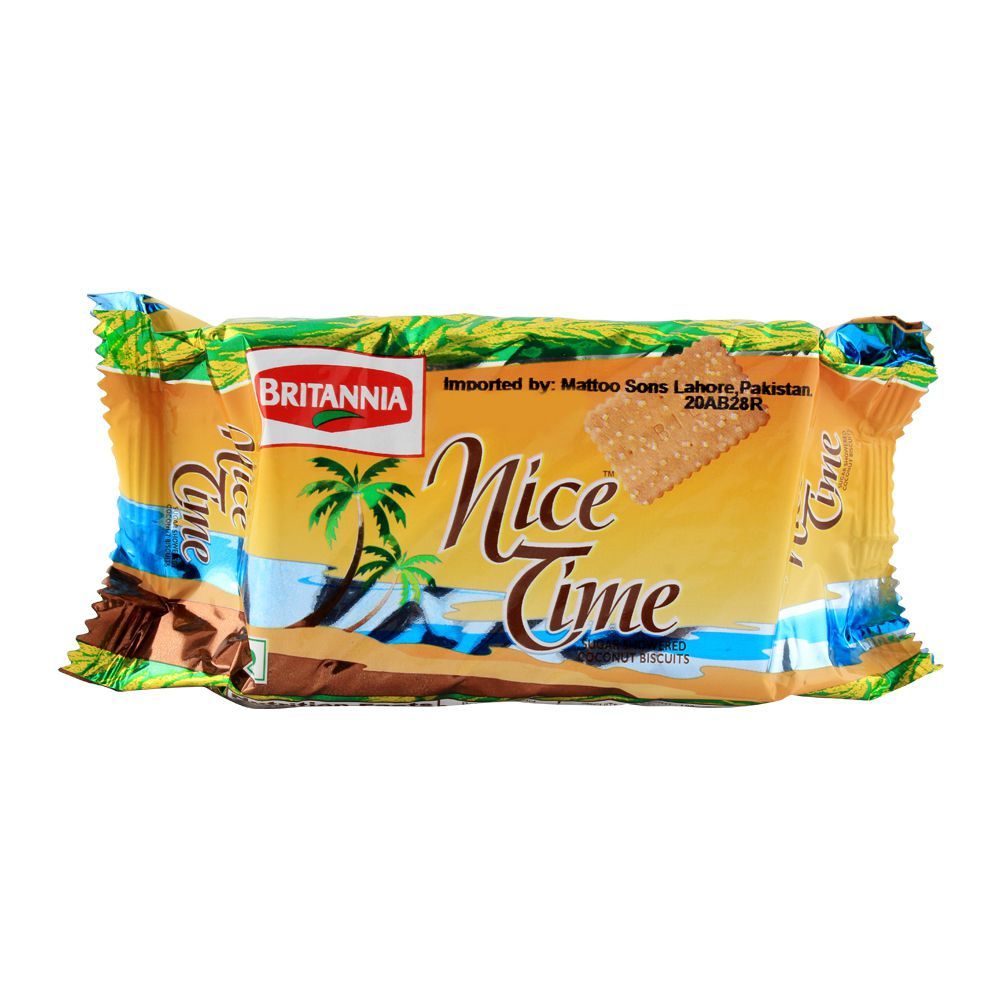 BRITANNIA Nice Time Biscuit 100GM Carton Pack of 30