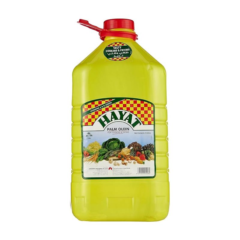 Hayat, Palm Olein Pure Vegetable Oil, 5L