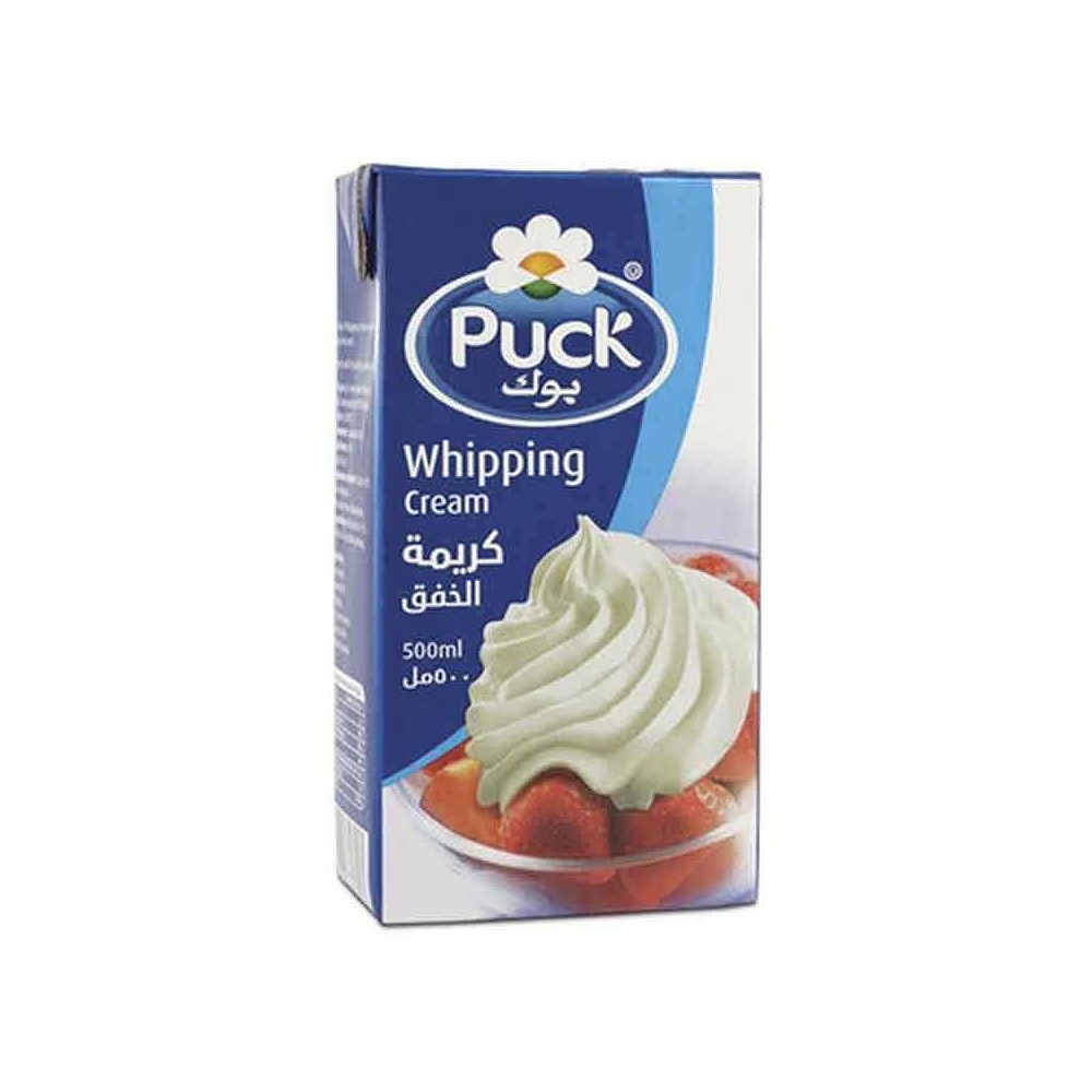Puck Whipped Cream 500ml Pack - Premium Quality & Great Value