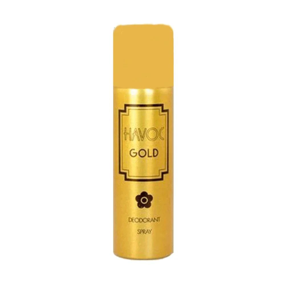 HAVOC Body Spray Gold 200ML Carton Pack of 144
