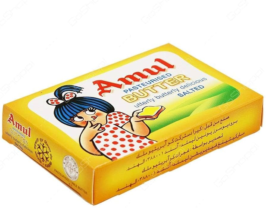 Amul Butter 100g Carton Pack of 100