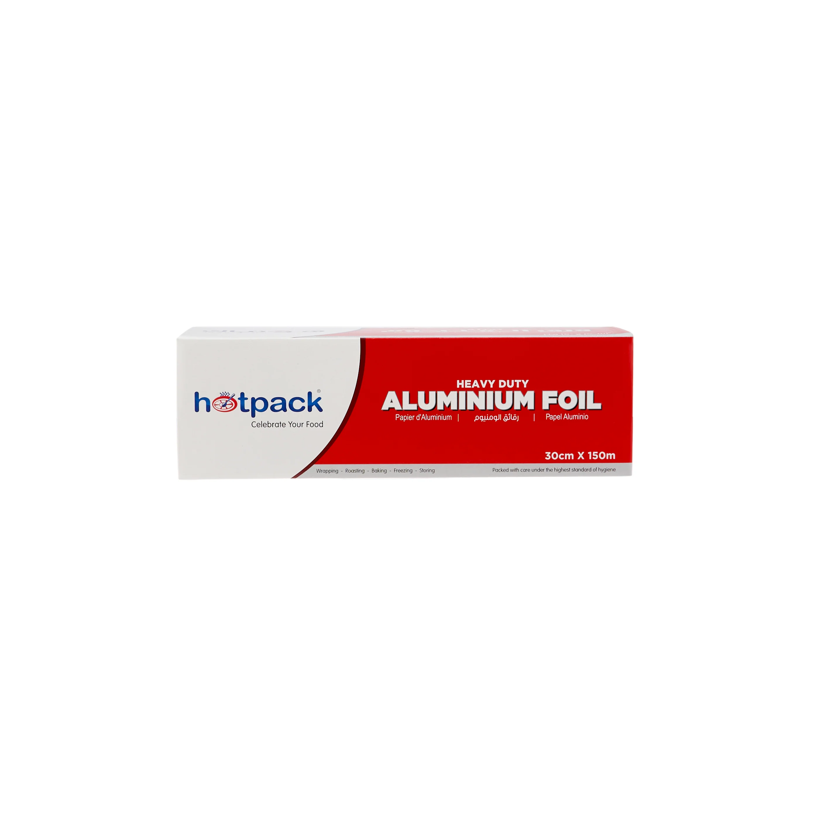 Hotpack Aluminum Foil 30cm x 150m Heavy Duty Carton Pack of 6