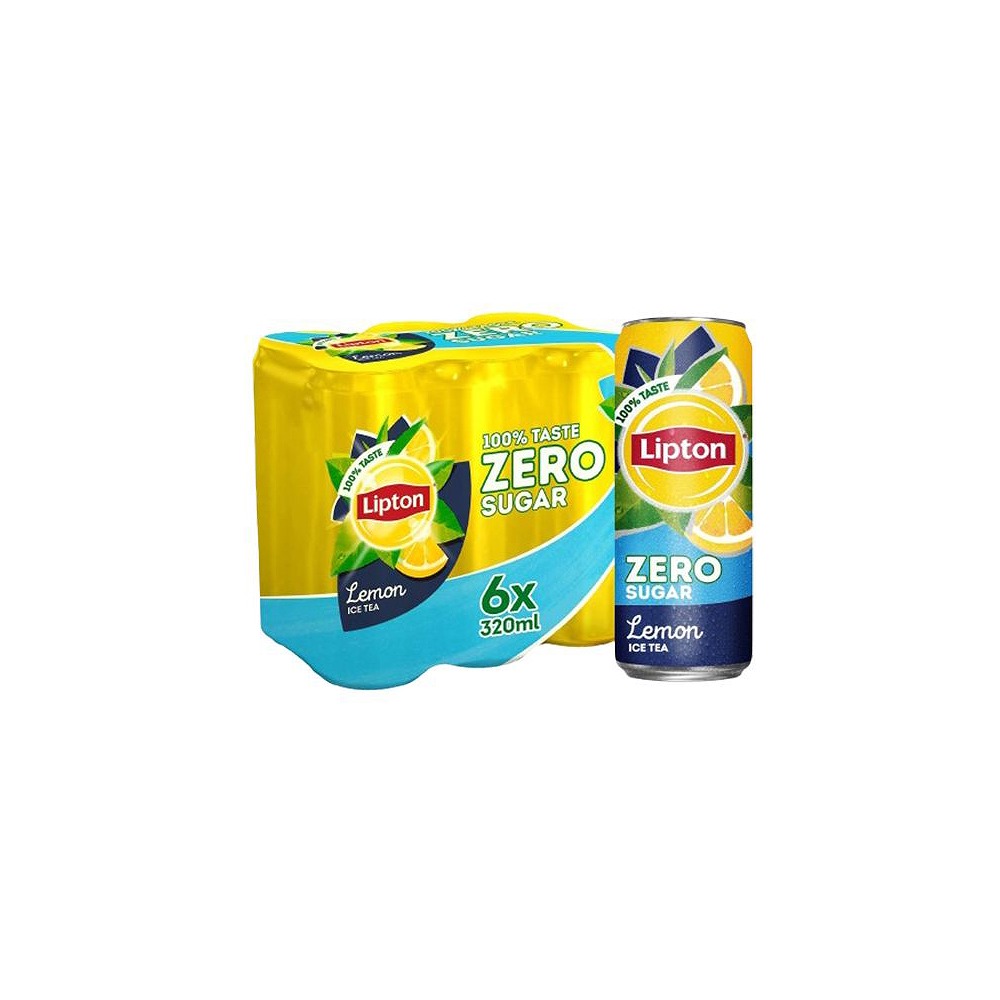 Lipton Ice Tea – Herbal/Green/Black Lemon Zero Sugar 320ml Pack of 24