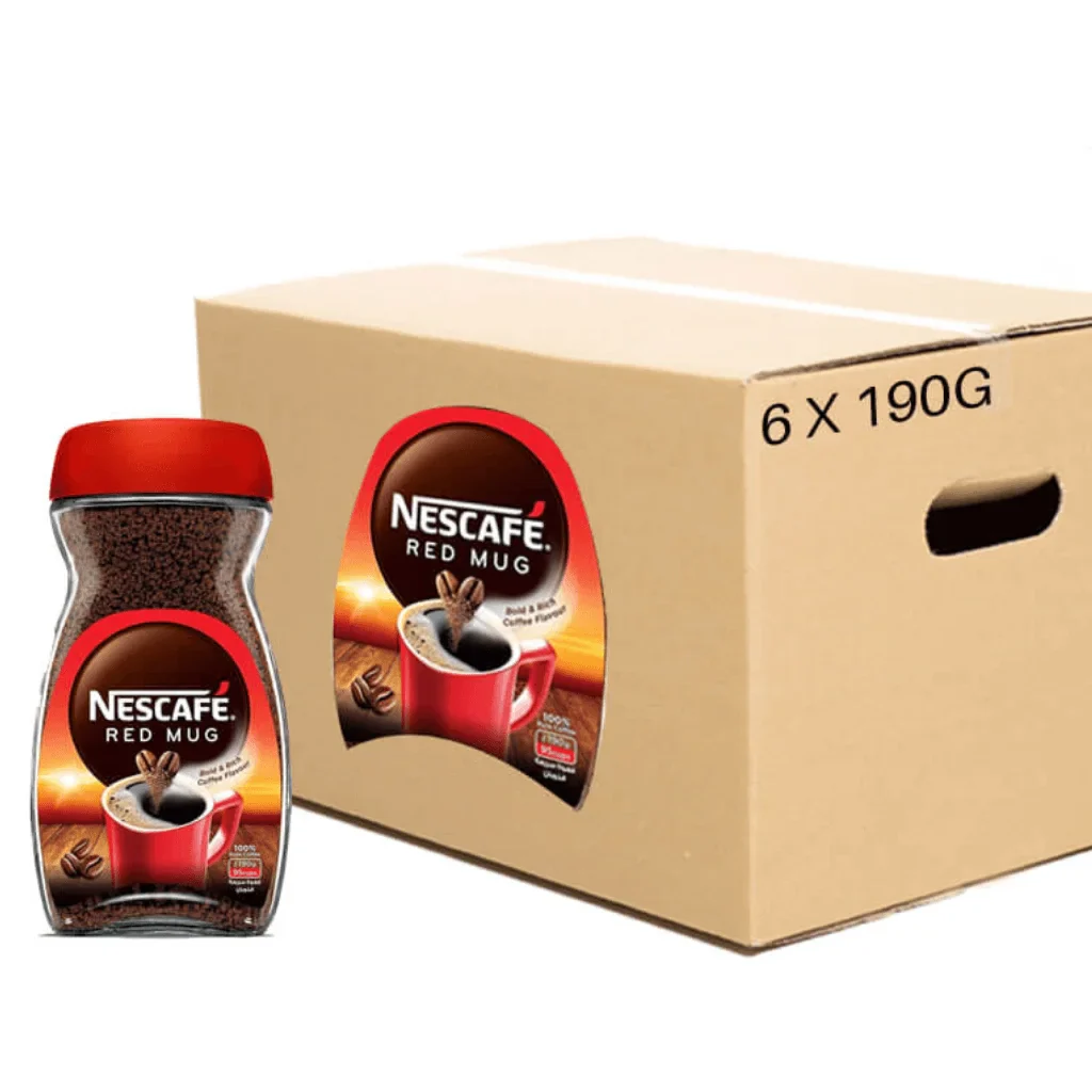 NESCAFE Red Mug Coffee 190GR Carton Pack of 6