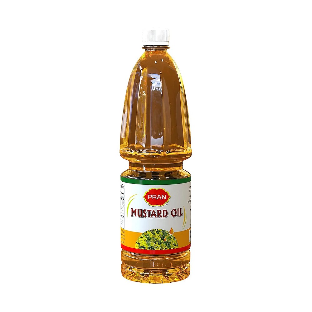PRAN Mustard Oil 1 Liter Pack of 2