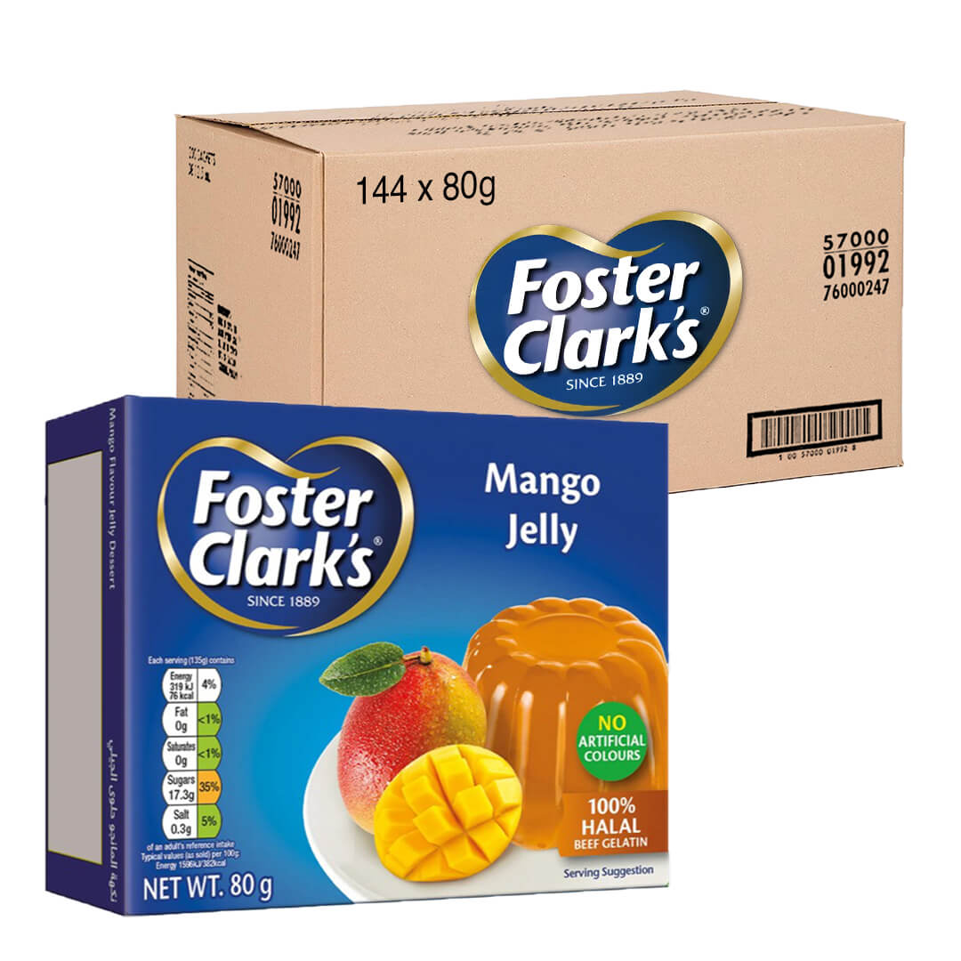 Foster Clark's Jelly Mango 80GR Carton Pack of 144