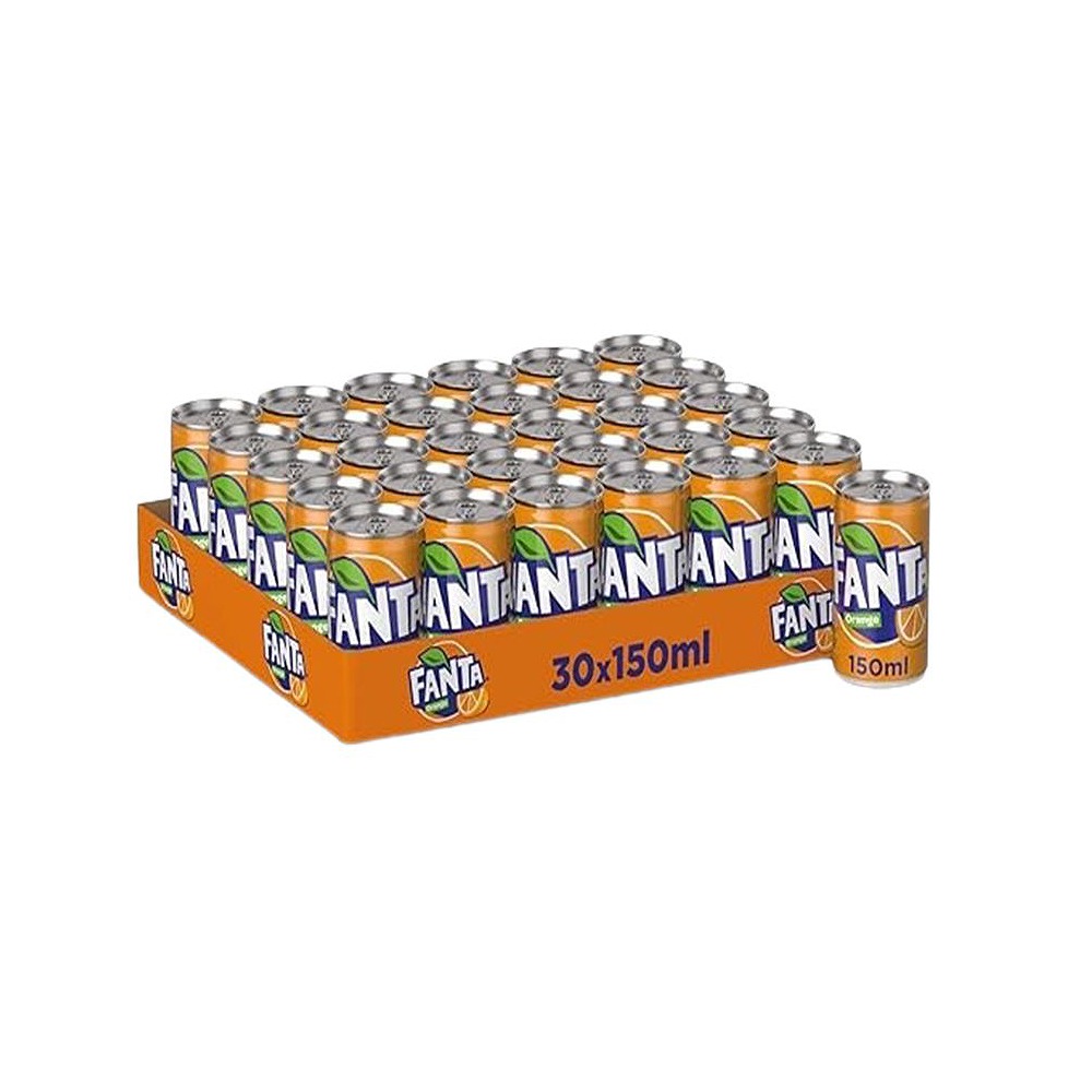 Fanta Orange Mini Cans 150ml Pack of 30 – Citrus Soda