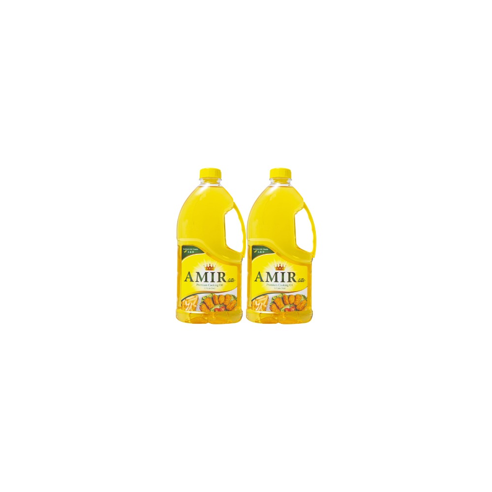 AMIR Cooking Oil Vegetable Oil 1.5LT Pack of 2
