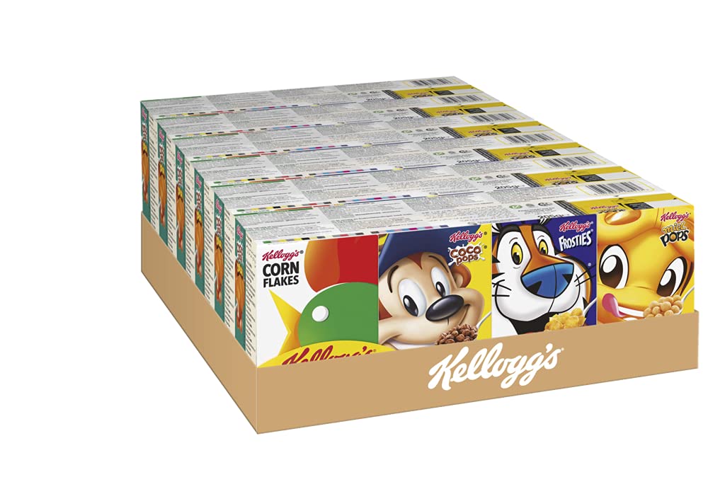 Kelloggs Variety Pack Cereal 6x205g Carton