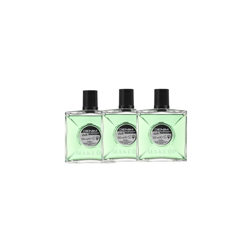 Denim Aftershave Musk 100ML Pack of 3