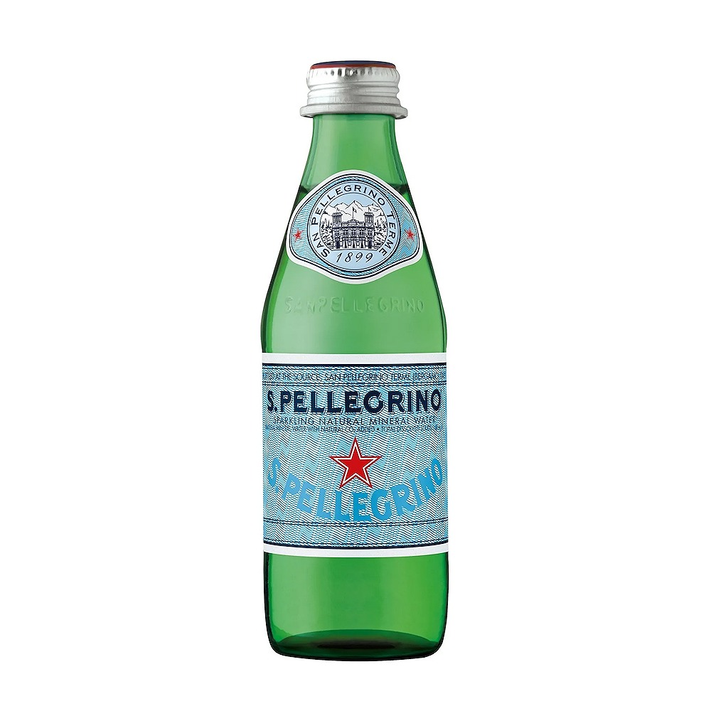 San Pellegrino Sparkling Mineral Water NRB 250ml - Premium Italian Carbonated Natural Water