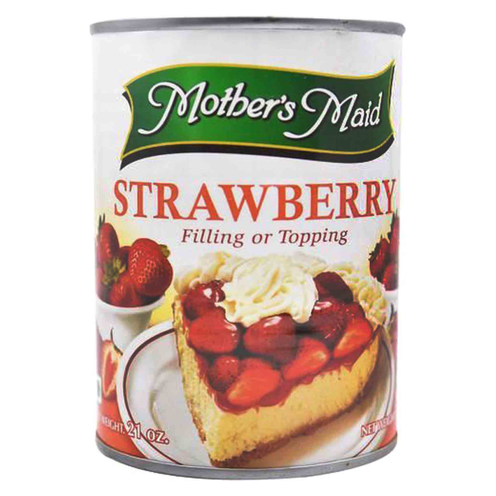 MOTHERS MAID Strawberry Filling/Topping 595GR Carton Pack of 12