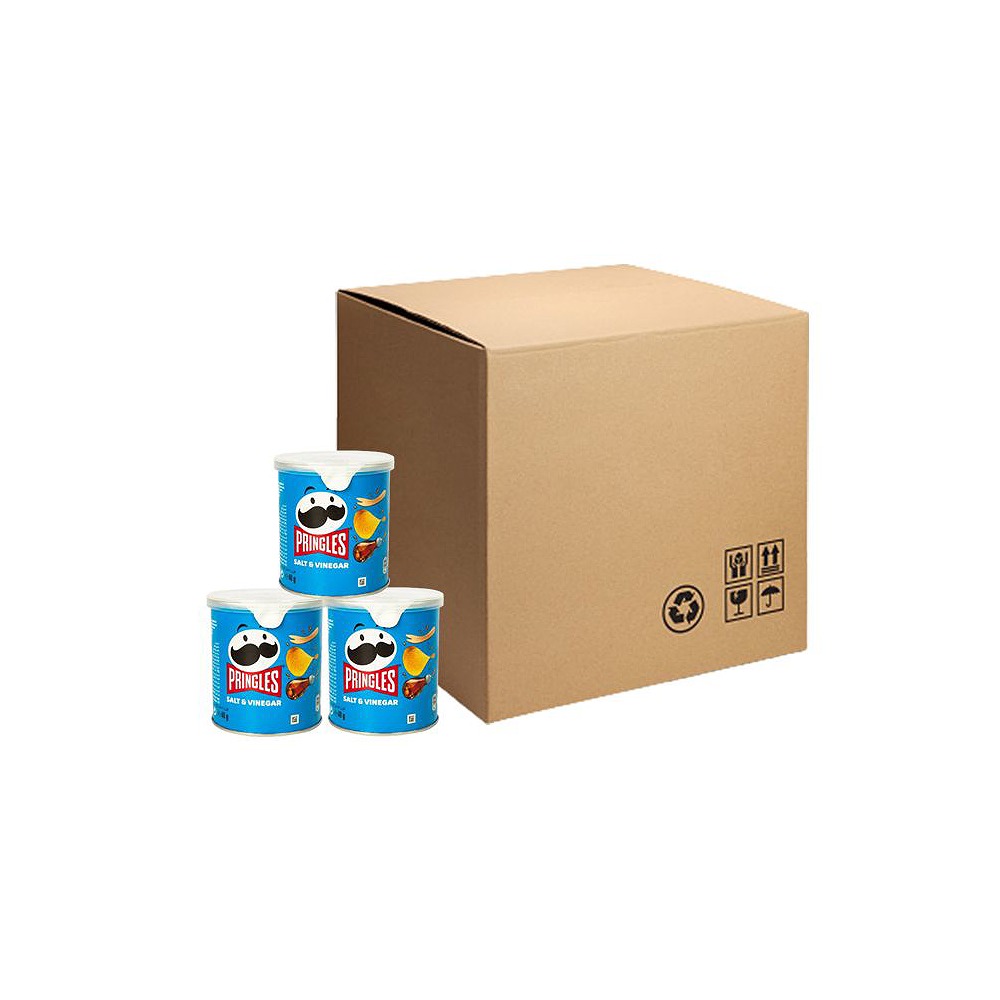 Pringles Salt & Vinegar Chips 40g Pack of 12