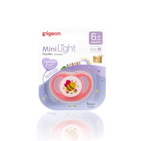 Pigeon Minilight Baby Pacifier Medium 6+ Months Piece