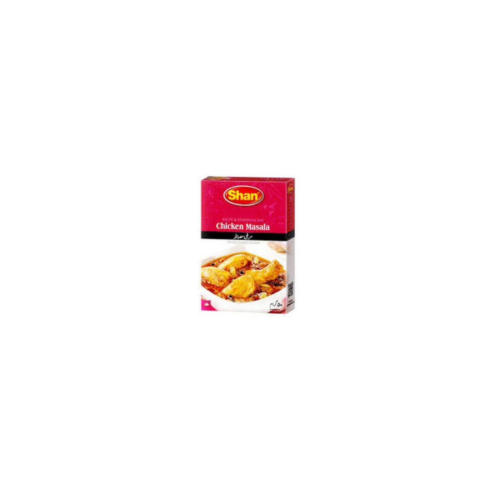 Shan Chicken Masala 50g - Premium Chicken Curry Spice Mix for Authentic Flavor