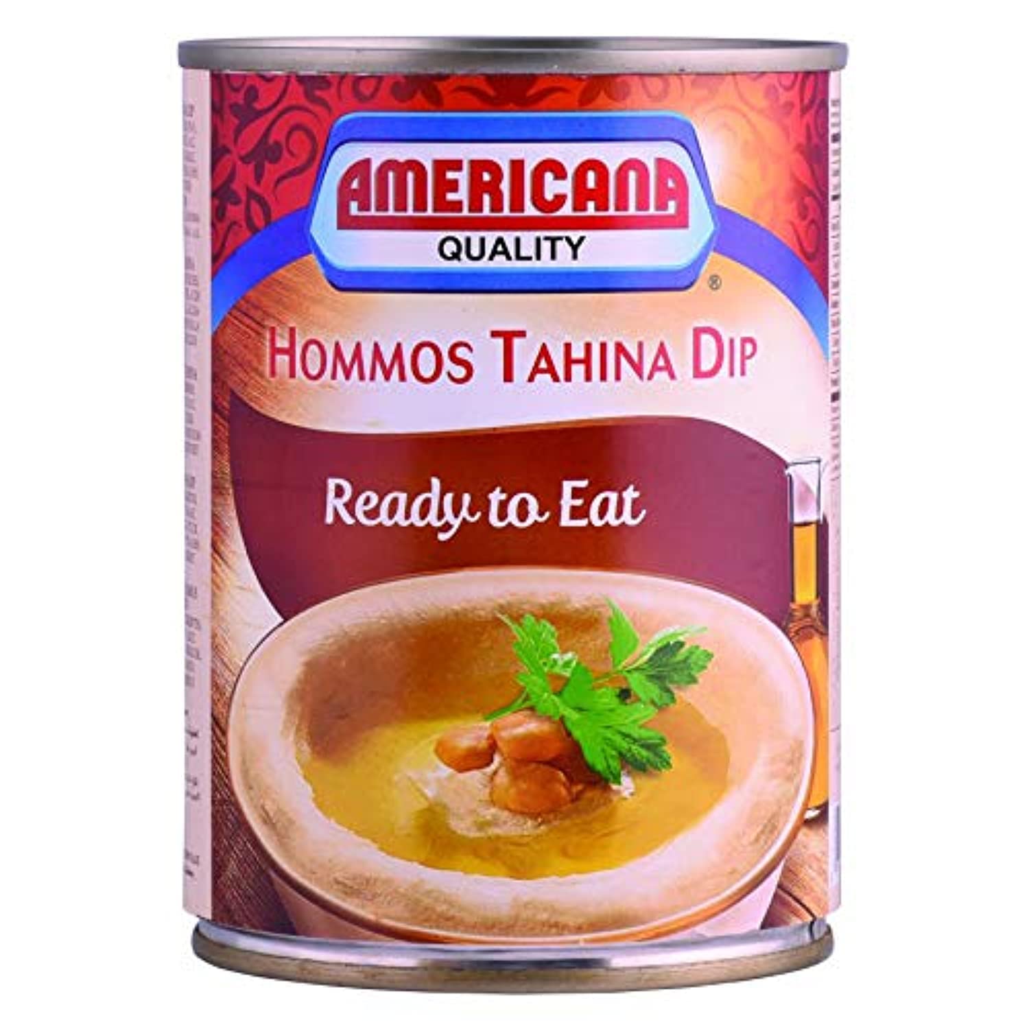 Americana Hommos with Tahina 400g Carton Pack of 3