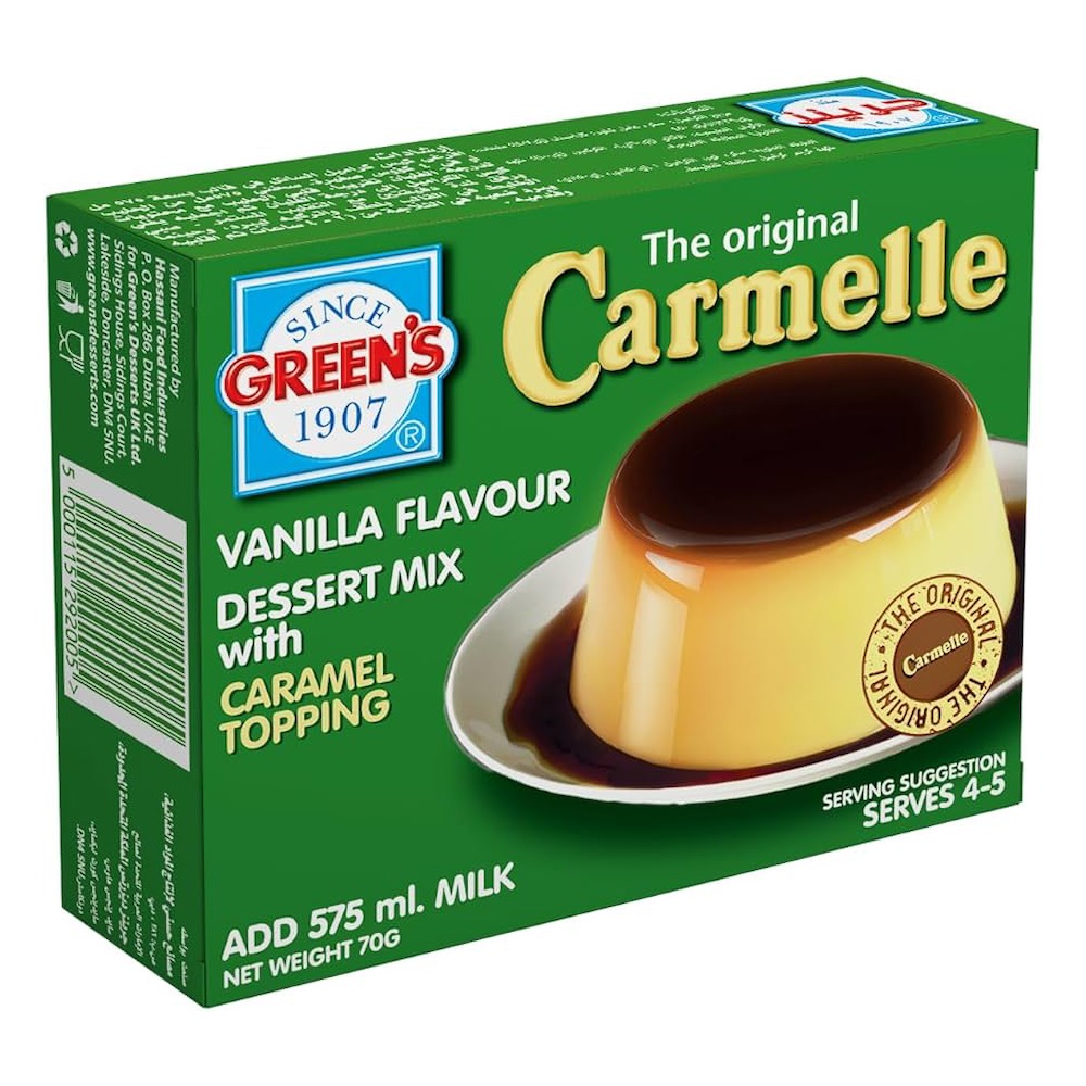 GREENS Cream Caramel Dessert 70GR Piece