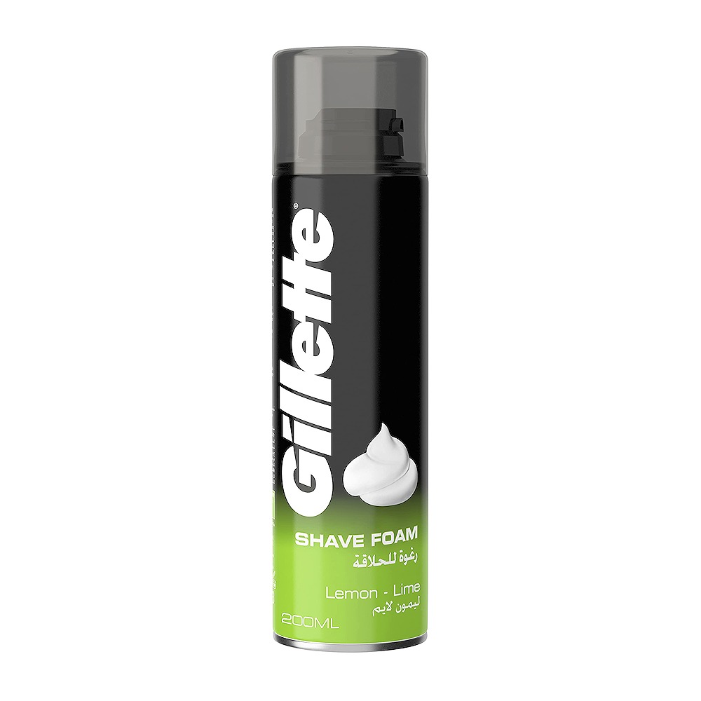 Gillette Shaving Foam Lemon Scent 200ML Piece