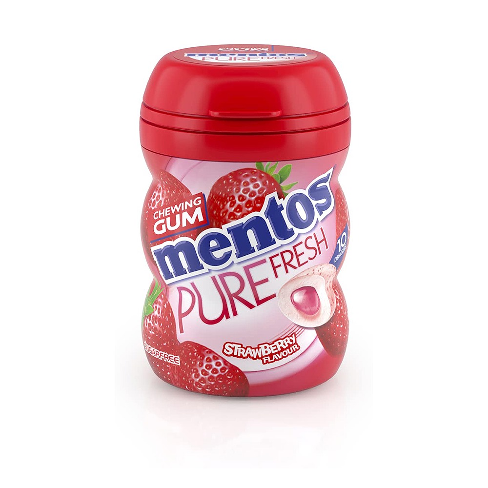MENTOS PF Strawberry Candy Bottle Nano Pack of 2