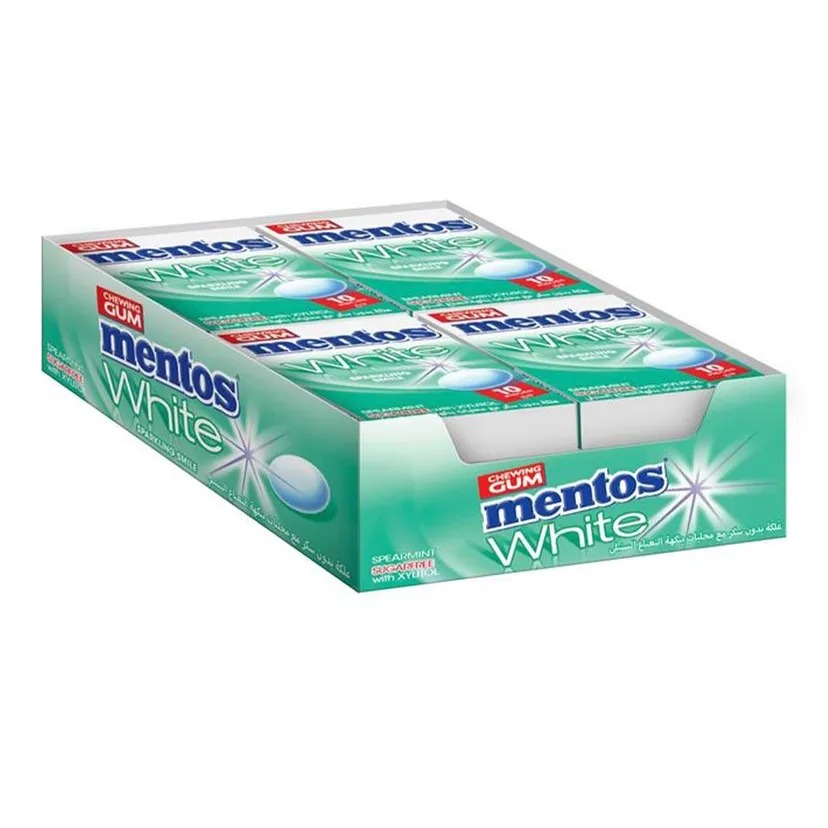MENTOS Spearmint Gum 10g Outer