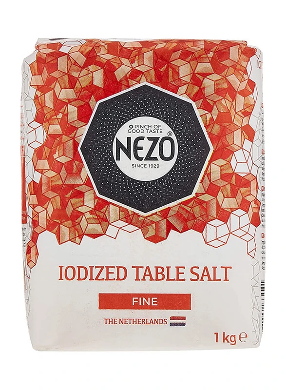 Nezo Salt Red Packet 1KG Carton Pack of 12