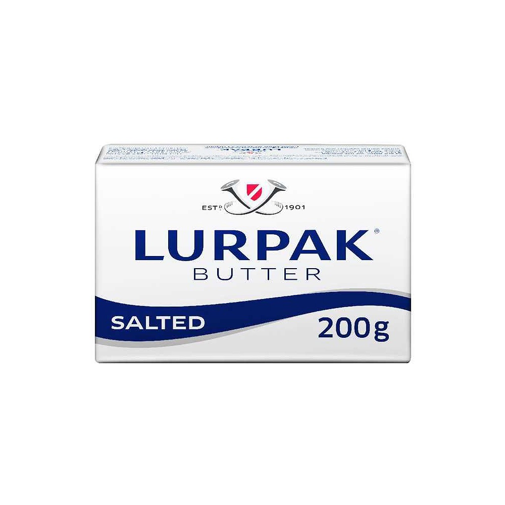 Lurpak Butter Block Salted 200g - Premium Quality & Great Value