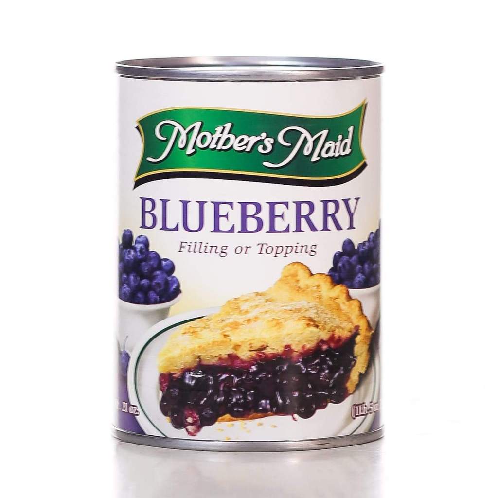 Mothers Maid Blueberry Filling/Topping 595GR Carton Pack of 12