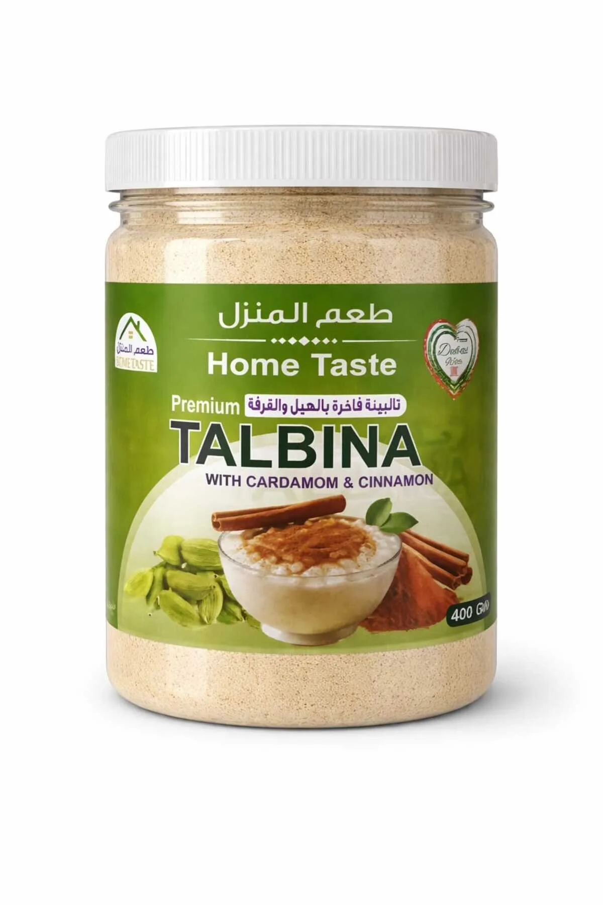HOME TASTE Talbina with Cardamom and Cinnamon 400GM Pack of 4