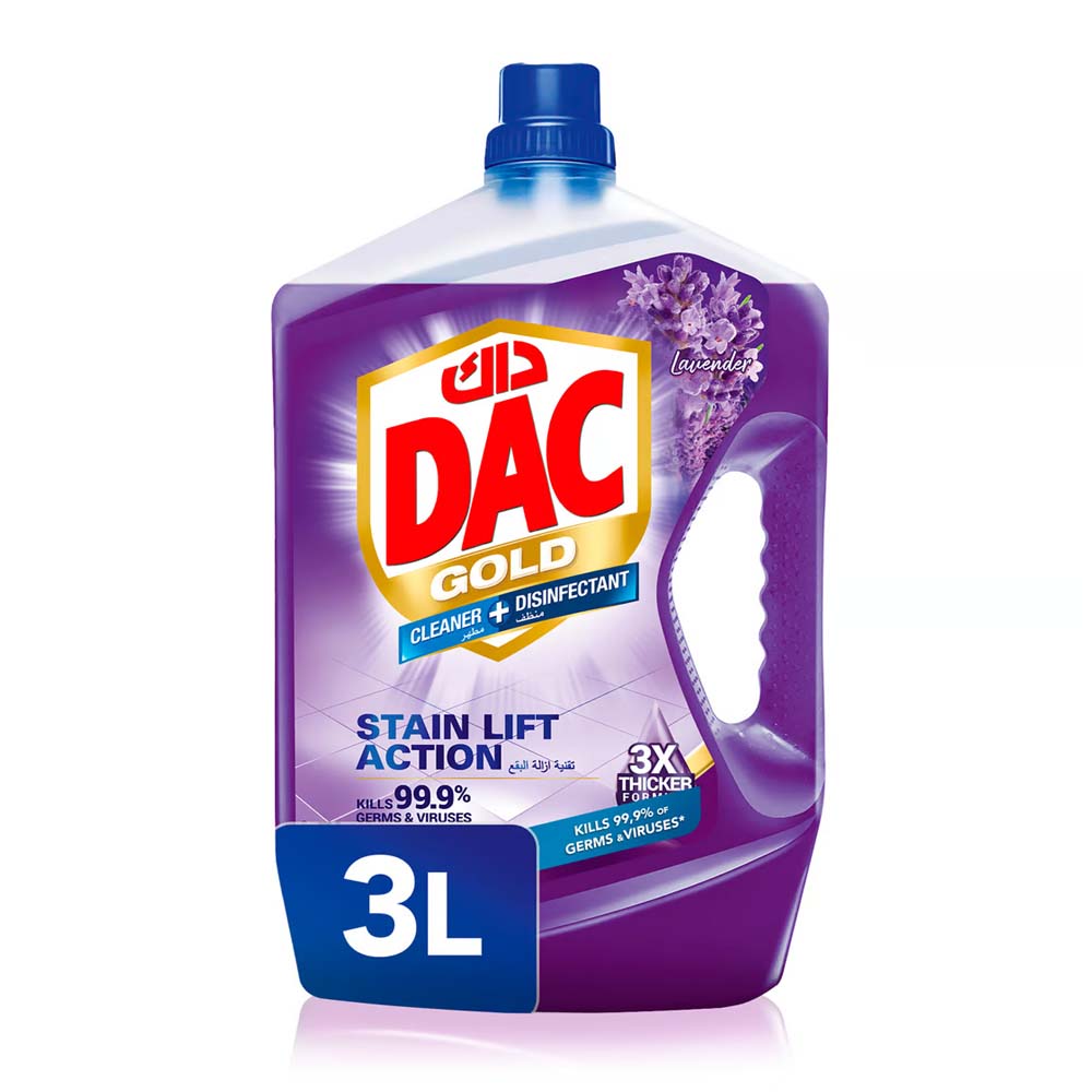 DAC Disinfectant Liquid 3LTR Carton Pack of 6