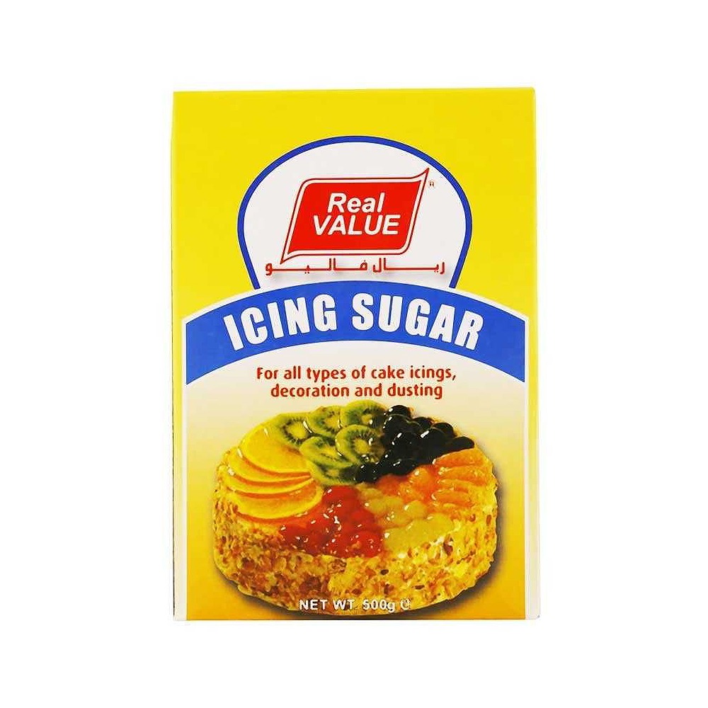 Real Value Icing Sugar 500g – Powdered Sugar for Baking