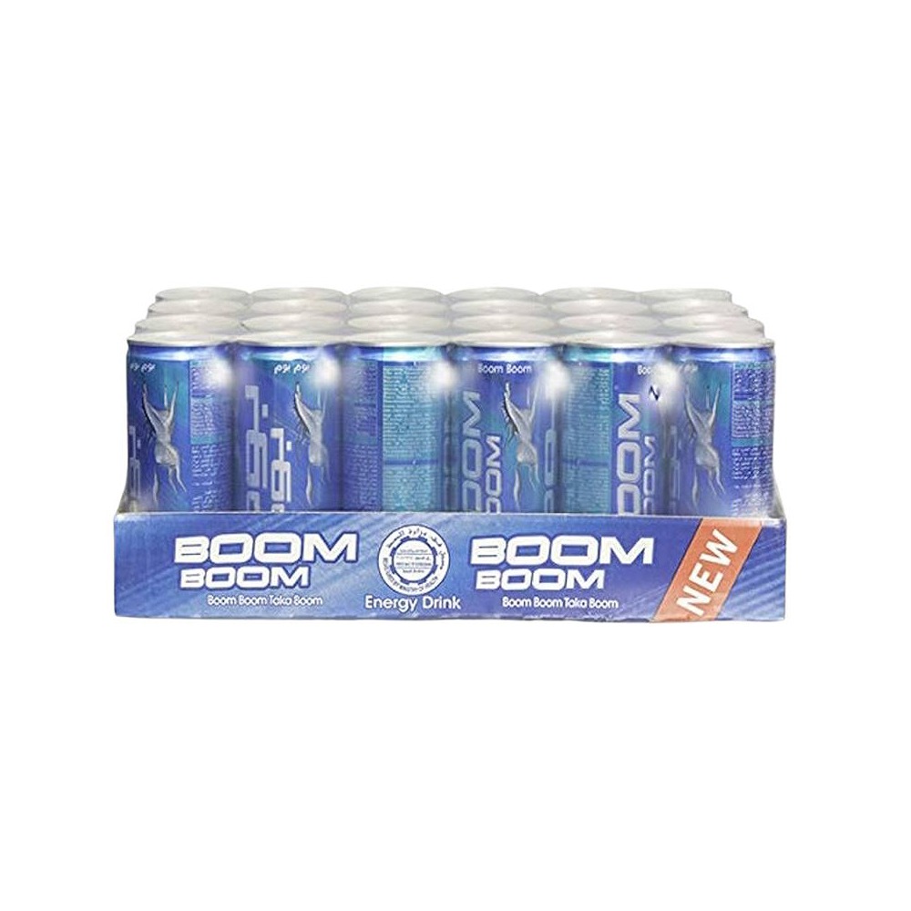 Boom Boom Energy Drink – Refreshing 250ml Pack of 24