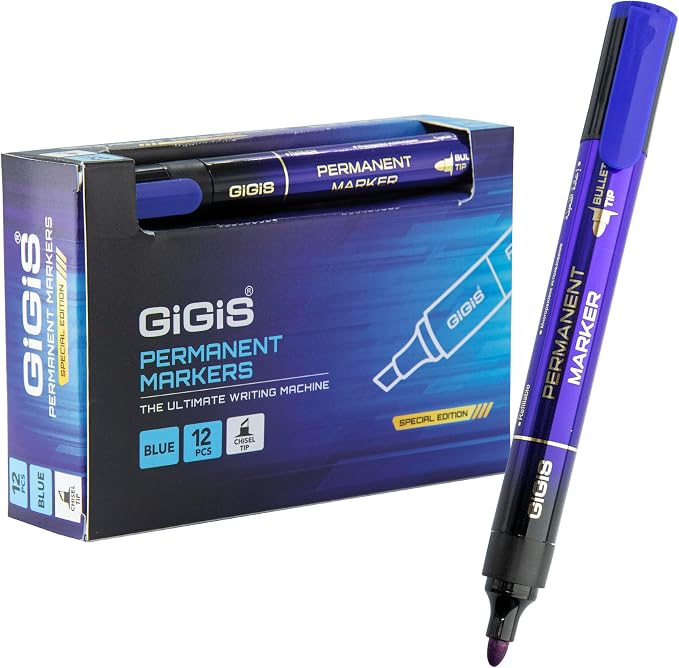 GIGIS Permanent Marker Blue 1 Outer