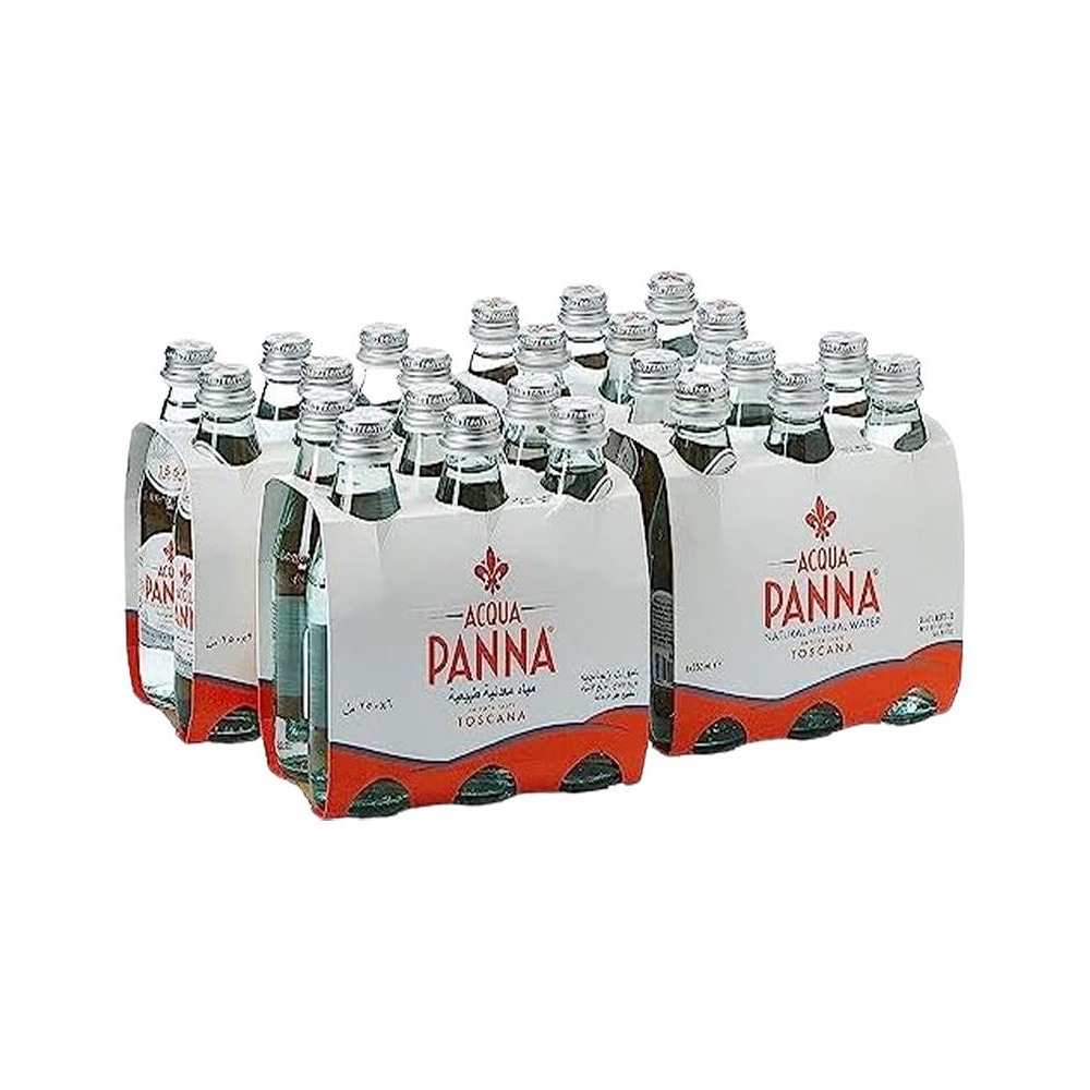 Acqua Panna Still Water 250ml Premium Natural Mineral Water Bottles 24-Pack for Retail, Restaurants & Hospitality