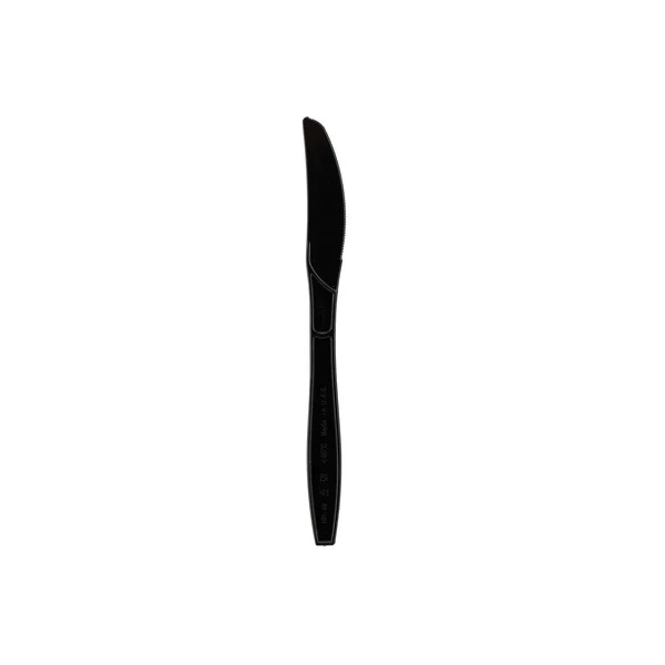 Hotpack Heavy-Duty Black Plastic Knife 50 Outers Outer
