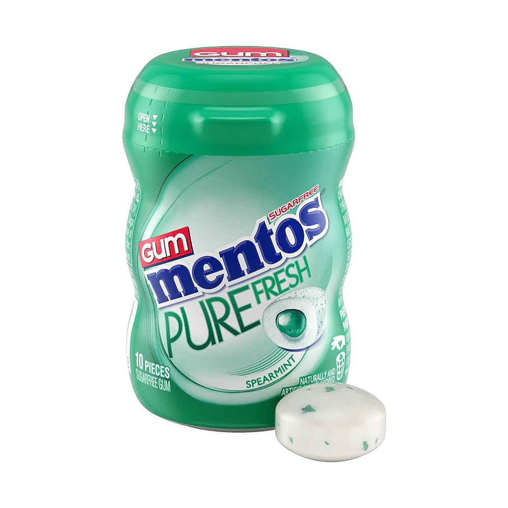 MENTOS Spearmint Gum 10 Pack of 2s Pack of 2