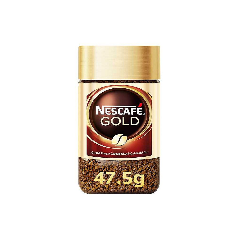 Nescafe Gold Rich & Smooth Coffee – Premium Roast (Arabic)47.50g