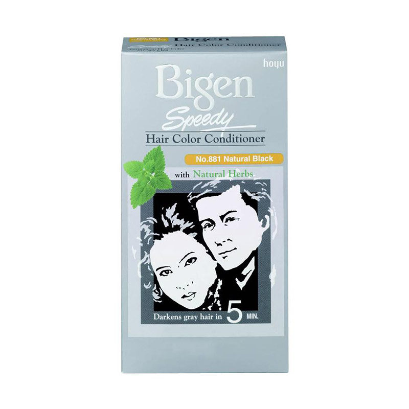 BIGEN Speedy Natural Black Hair Dye Piece